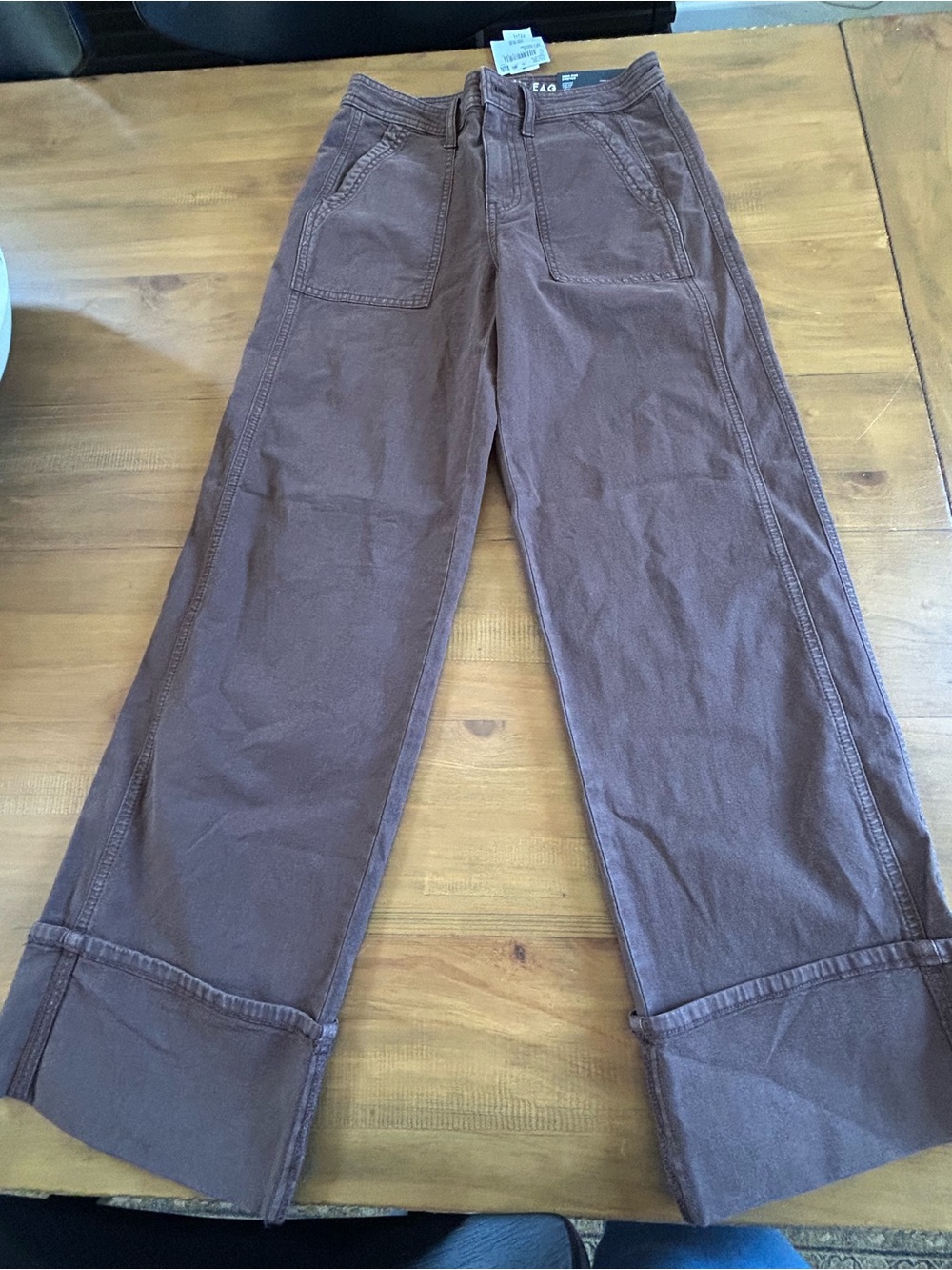 NWT AE Stretch High-Waisted Utility Stovepipe Pant - Picture 4 of 11